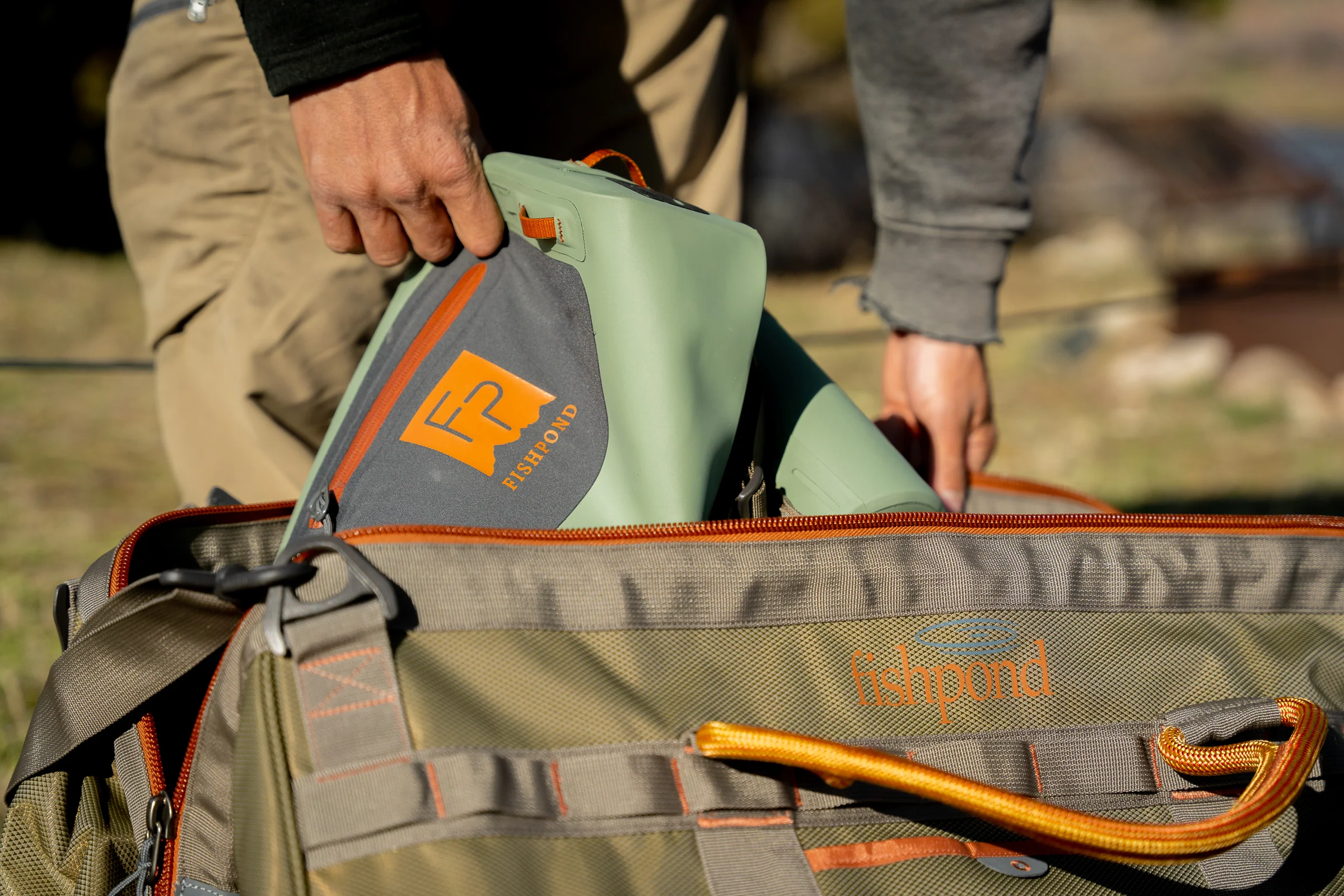 Cimarron Wader Duffel - Sand - Image 10