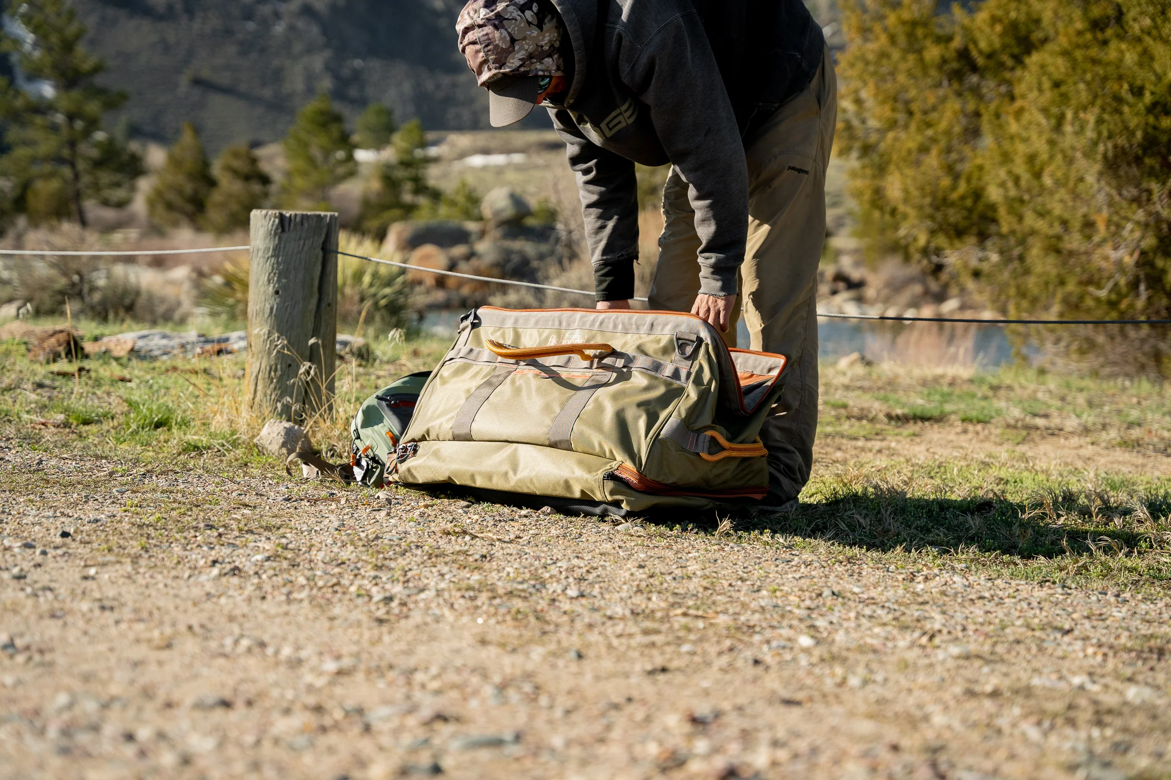 Cimarron Wader Duffel - Sand - Image 11