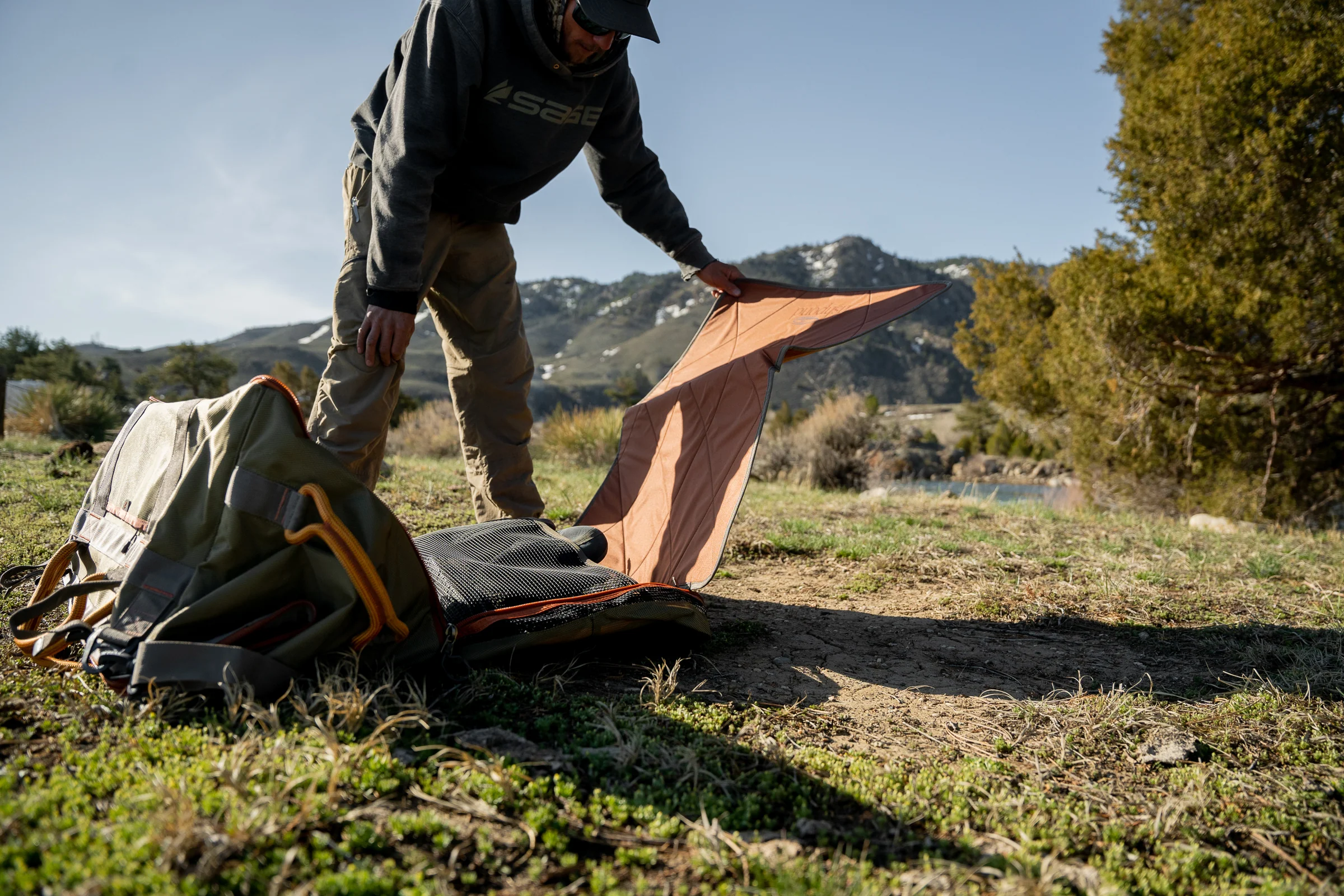 Cimarron Wader Duffel - Sand - Image 12