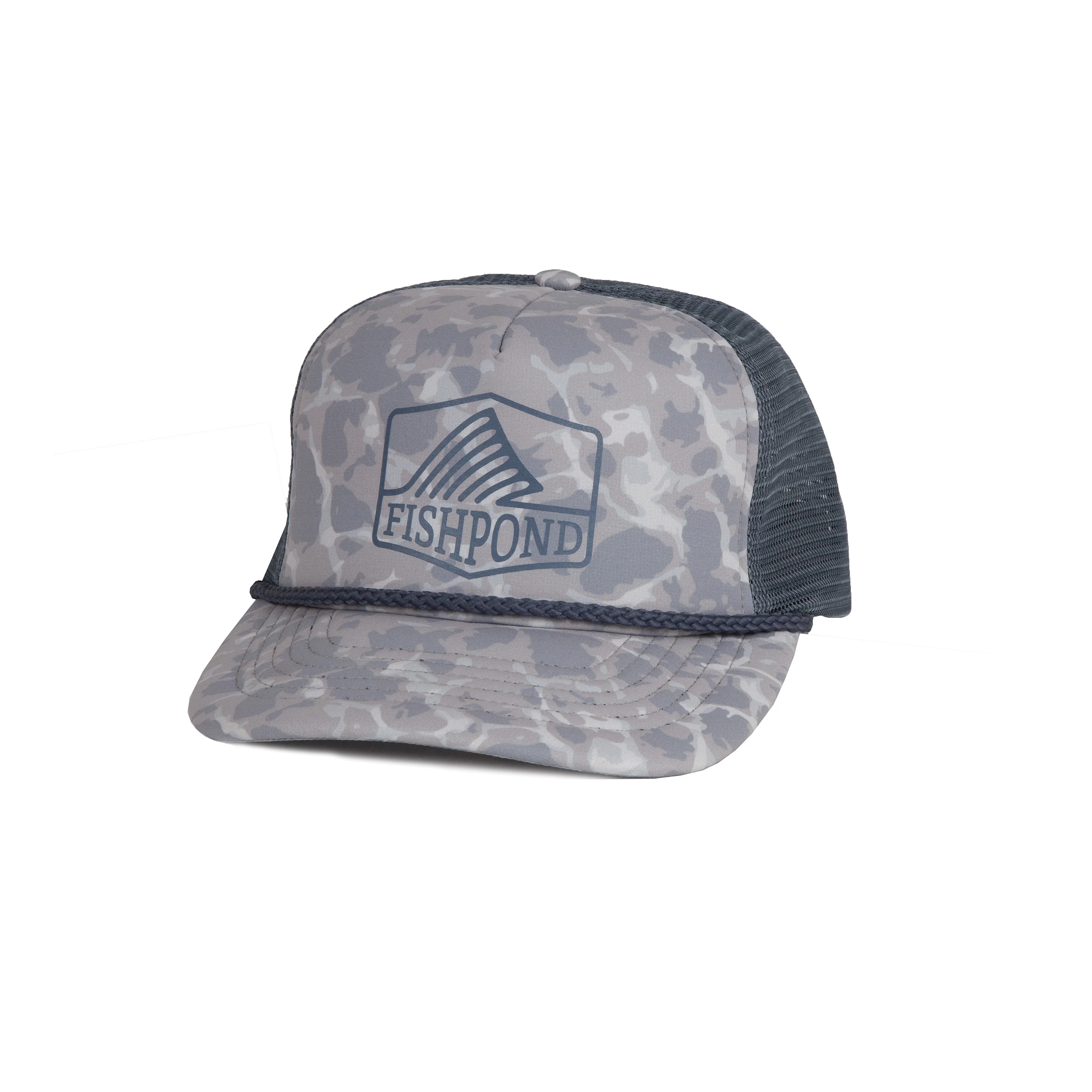 Dorsal Fin Trucker Hat - Overcast Camo