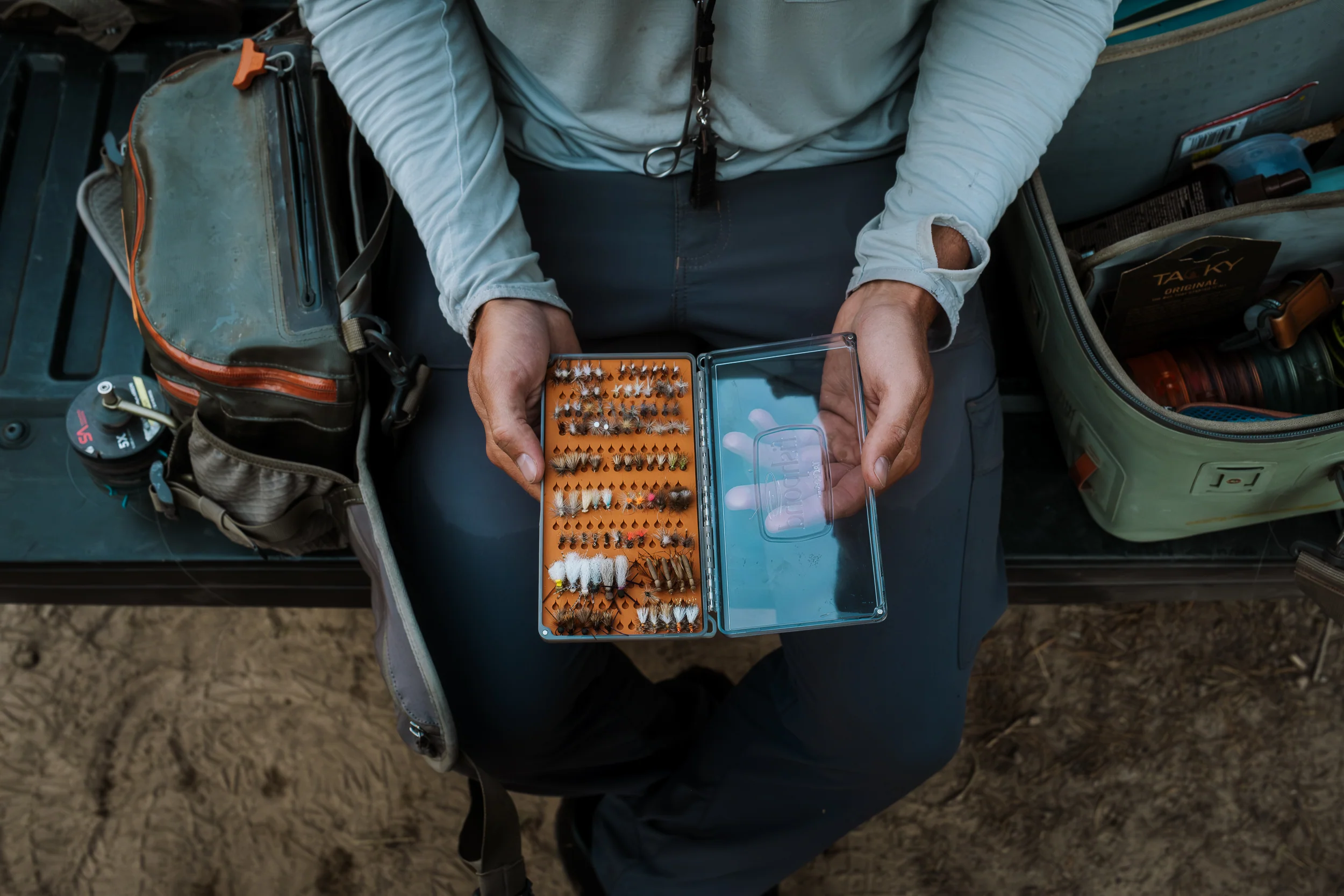 Tacky Original Fly Box - Burnt Orange - Image 5
