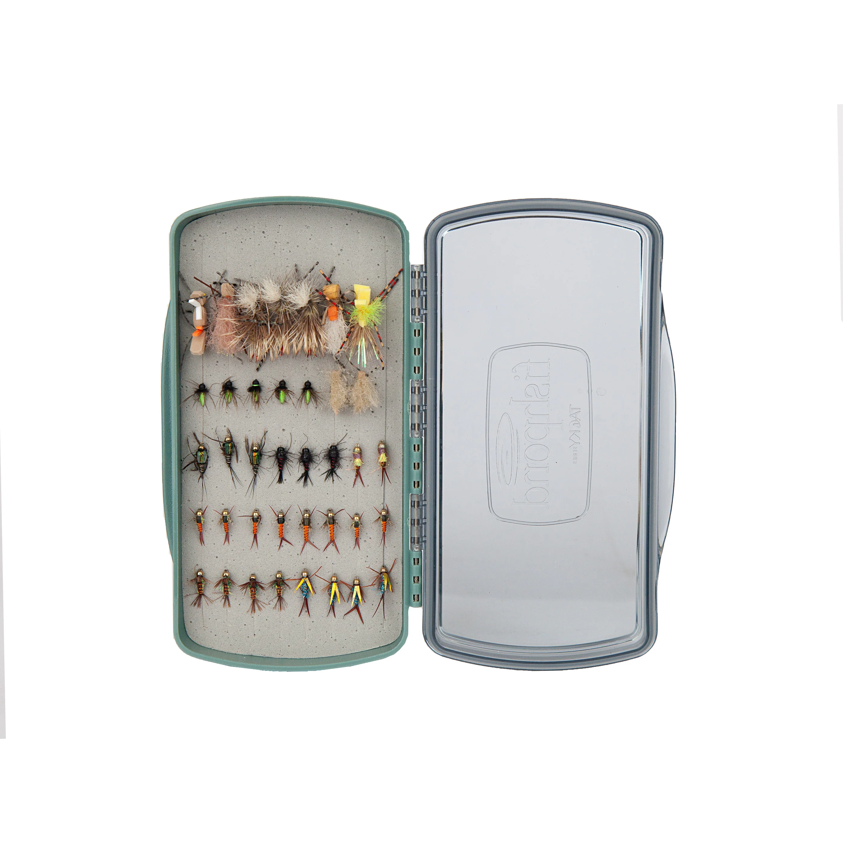 Tacky Pescador Fly Box - Medium - Clear - Dynamic Foam - Image 3