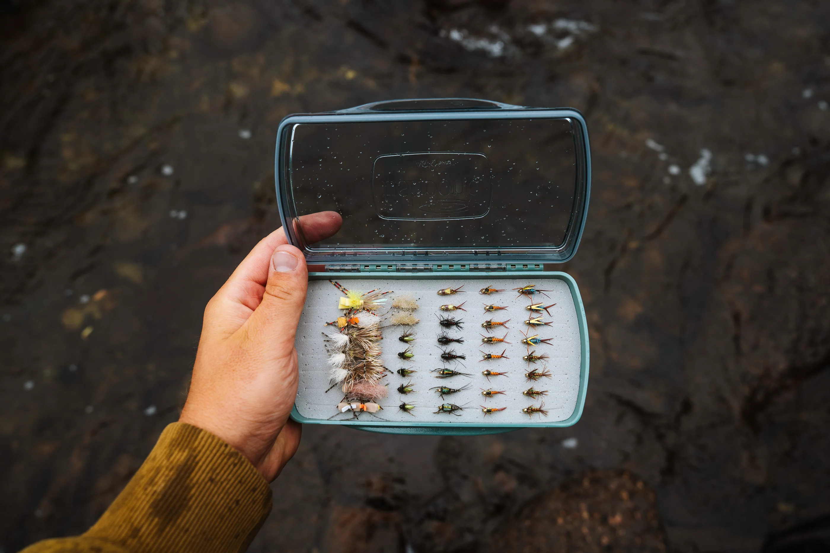 Tacky Pescador Fly Box - Medium - Clear - Dynamic Foam - Image 8